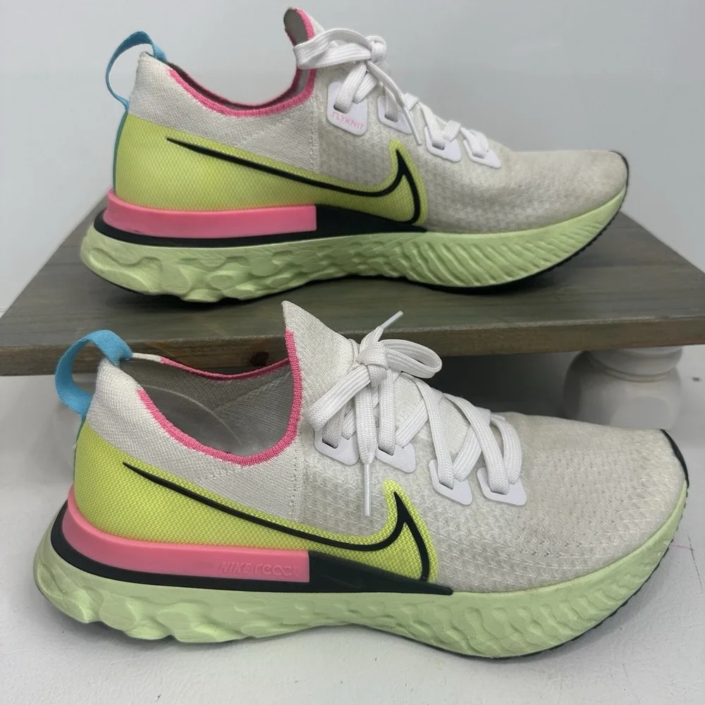 Nike Women's 11 React Infinity Run Flyknit Shoes Road Running Sneakers 90s‎